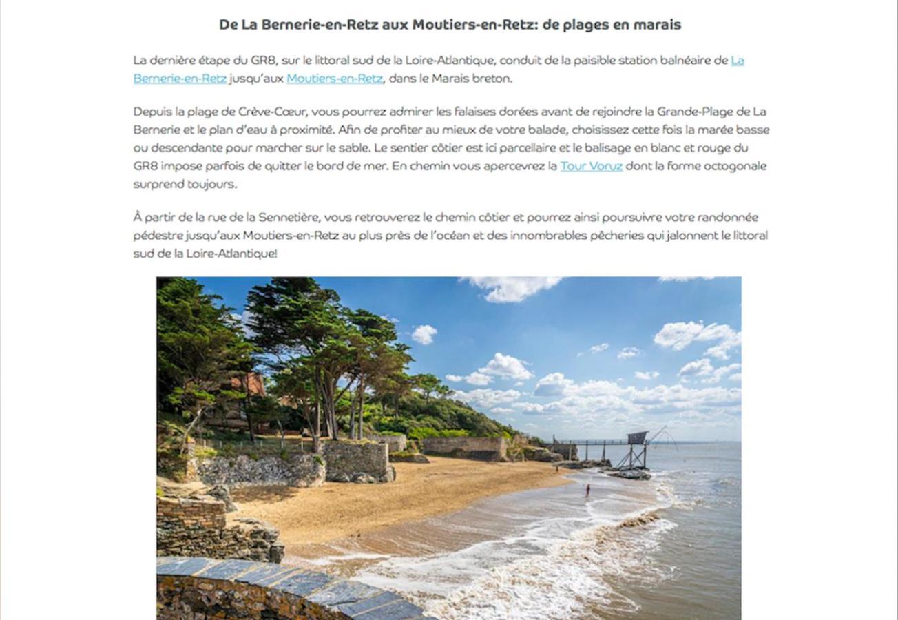 Maison Familiale La Baie 10 Ps En Cote De Jade 라 베르네리-앙-레츠 외부 사진